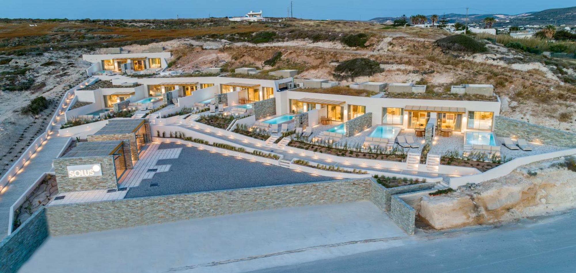 Solus Suites Milos アダマス エクステリア 写真