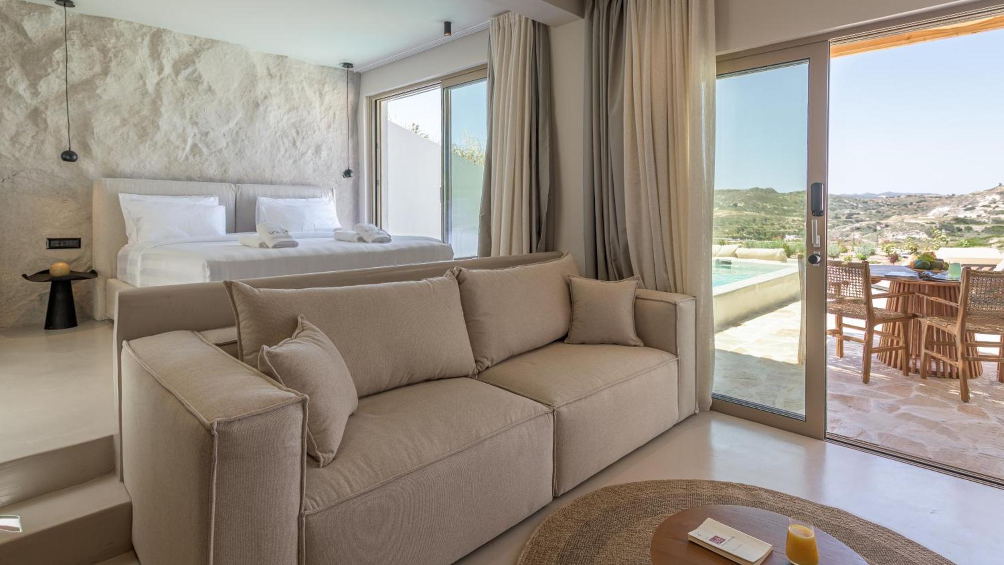 Solus Suites Milos アダマス エクステリア 写真